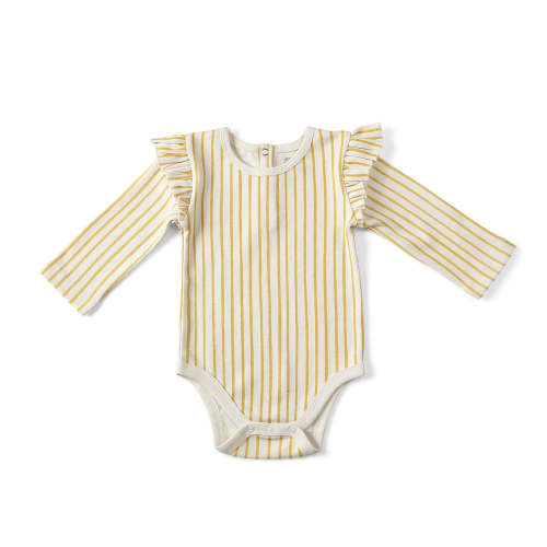 Long Sleeve Ruffle One-Piece