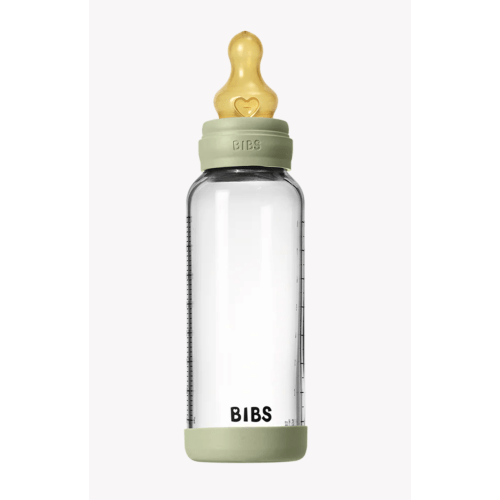 Baby Glass Bottle Set 8oz Latex - Sage – Bibsworld store US