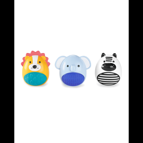 Multi Baby Jungle Beats Baby Egg Shaker Set of 3 | skiphop.com
