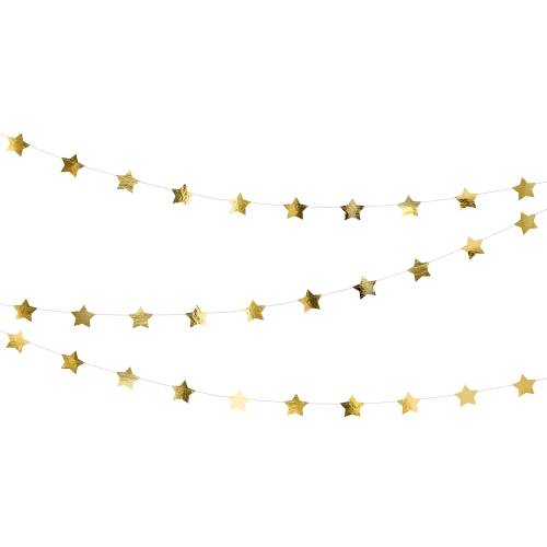 Extra Long Gold Star Banner, Gold Stars Banner, Twinkle Twinkle Little Star, Gold Baby Shower, Newborn Photo Prop, Gold Stars Garland,