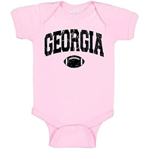 Football Georgia Collegiate Baby Infant Bodysuit