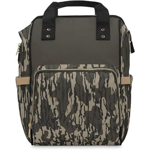Tree Camo Backpack/Waterfowl Camo Diaper bag/Trendy Camo Travel bag/Hunting Shoulder bag