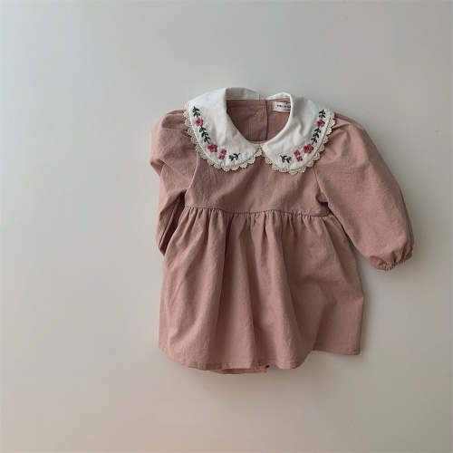 Vintage Flower Embroidery Girl Dress – August + Willow