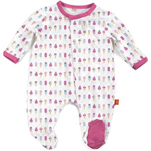 Magnetic Me Footie Pajamas Soft Modal Baby Sleepwear with Quick Magnetic Fastener | Boys and Girls Sleeper Preemie-24 Months
