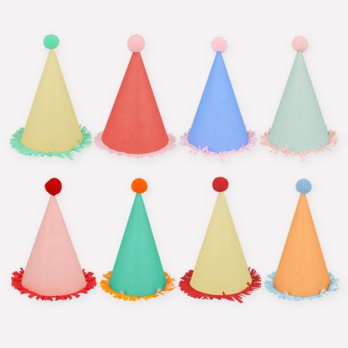 Meri Meri Large Party Hats (Pack of 8)