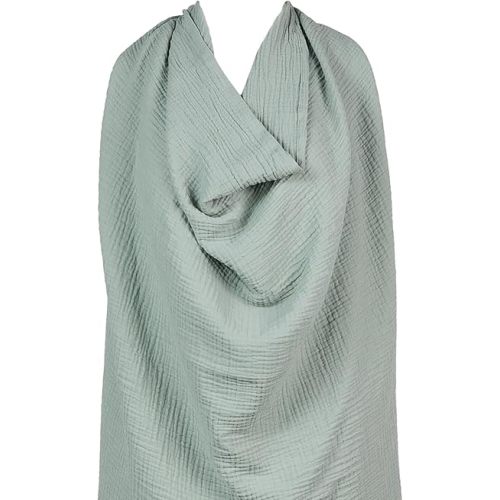 snuggle me® Nursing Cover - 100% Organic Cotton Muslin Nursing Cover Up for Breastfeeding with a BPA-Free Silicone Teether Ring, Ultra-Soft & Lightweight (33.5″ × 39.4″)