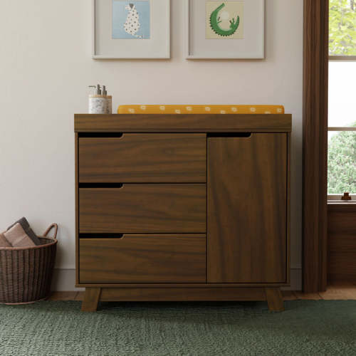 Modern Hudson 3 Drawer Changing Table Dresser | Babyletto
