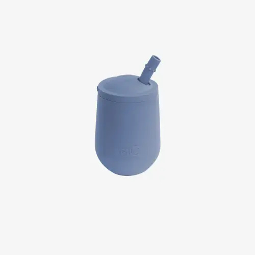Silicone Mini Cup + Straw Training System by ezpz / For 12 Months+