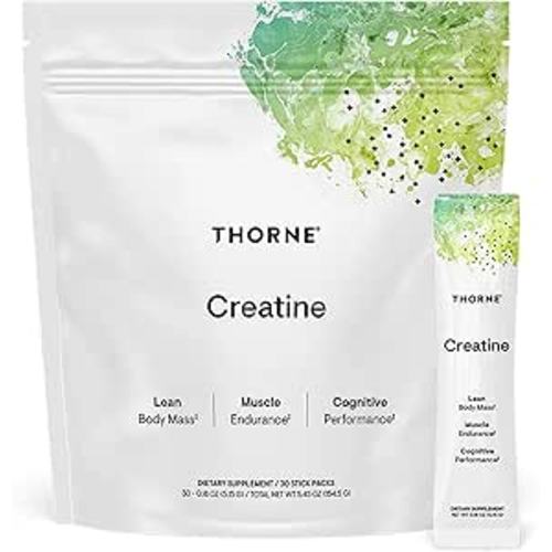 THORNE Creatine - Micronized Creatine Monohydrate Powder - Support for Muscles & Cognitive Function* - for Women & Men - Unflavored - NSF Certified for Sport - 5 g per Serving - 30 Servings