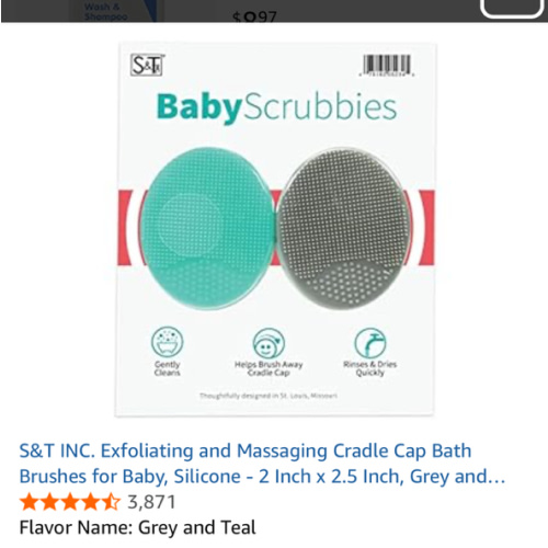 Bath scrub for head