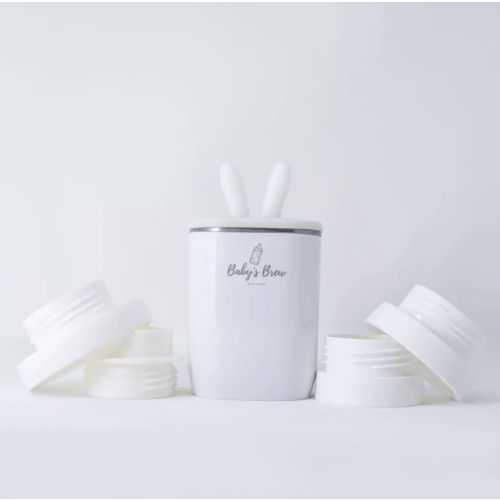 Baby's Brew 3.0 Portable Bottle Warmer Set (Warmer + Four Adapters) - White