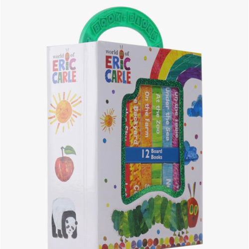 World of Eric Carle, My First Library 12 Board Book Set - First Words, Alphabet, Numbers, and More! Baby Books - PI Kids