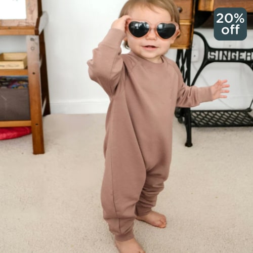 Sale Bamboo Rayon Fleece Jumpsuit