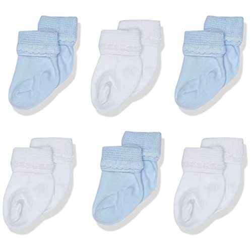 Jefferies Socks Unisex-Baby Newborn Bubble Stitch Rock-A-Bye Bootie 6 Pair Pack