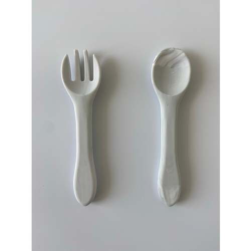 Silicone Spoon & Fork Sets – Three Peas