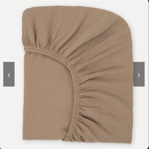 Tuscany Organic Muslin Cotton Crib Sheet