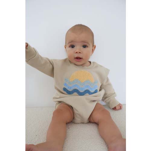 Sunset Bubble Romper