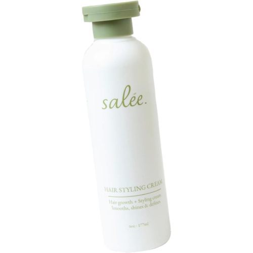 Salée Hair Styling Cream | Anti-Frizz Leave-In Smoothing Cream for All Hair Types | Flexible Hold & Shine | Defines Curls, Tames Flyaways, Softens & Nourishes | 6 oz.