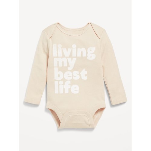 Unisex Long-Sleeve Graphic Bodysuit for Baby