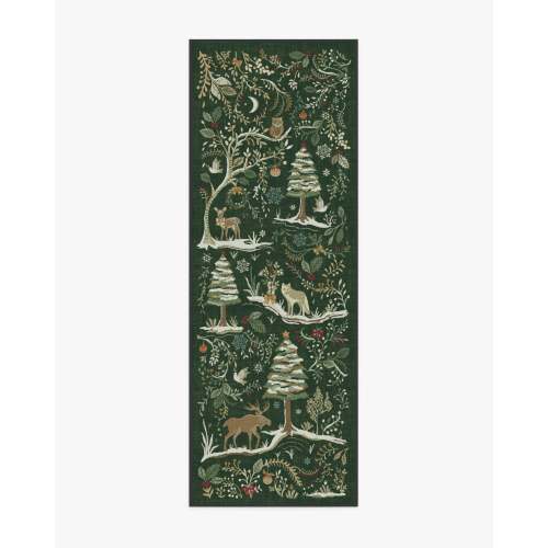 Elwood Forest Green Rug | Ruggable