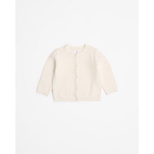 Baby Unisex Organic Cotton Pointelle Knit Cardigan