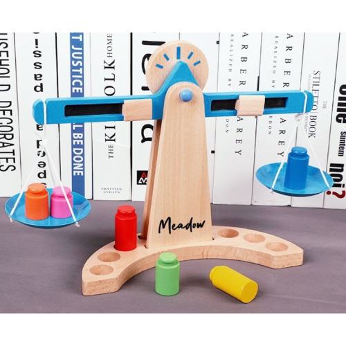Montessori Toys Wooden Balance Scale Montessori Kitchen - Etsy