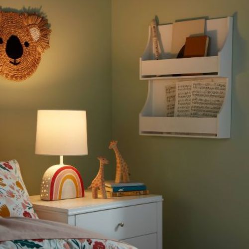 Rainbow Dual Kids' Light Lamp (Light Bulbs Not Included) Pink - Pillowfort™