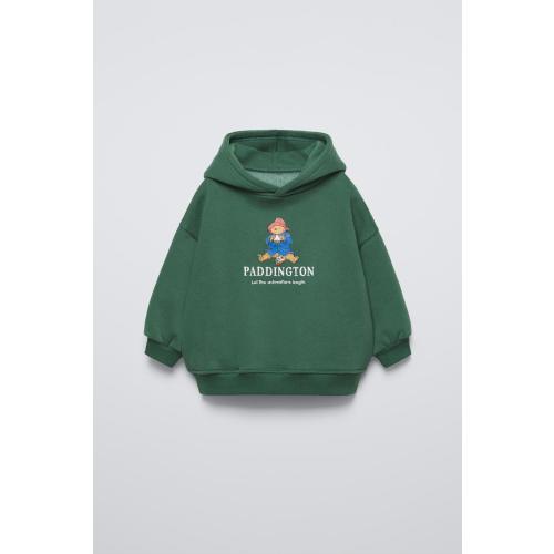 PADDINGTON ™ HOODIE SWEATSHIRT - Bottle green | ZARA United States