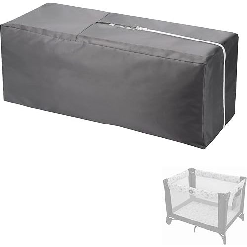 Carrying Bag Compatible with Graco Pack n Play - Travel Bag, Lightweight Playard Storage Duffle Bags with Zippers, Easy to Carry, Foldable Duffle Bags for Travel and Storage