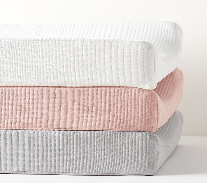 Pottery Barn Kids Organic Matelasse Changing Pad Cover