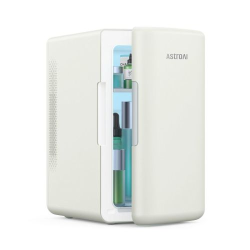 AstroAI 8 Can Mini Fridge 6 Liter Makeup Skincare Refridgerator for Dorm Room, Bedroom