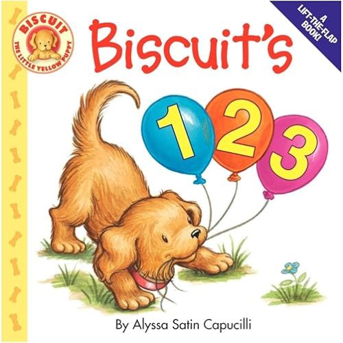Biscuit's 123: A Lift-the-Flap Counting Board Book for Kids Board book – Picture Book, February 21, 2012