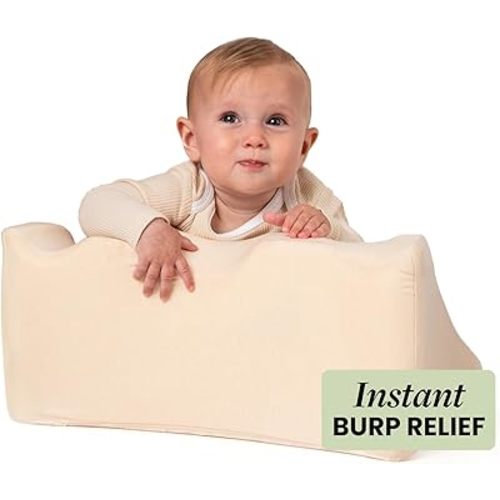 Burplee Nursing Support for Baby - Burp, Gas & Reflux Relief - Tummy Time Prop for Neck and Shoulder Strength Building (0-9 Months)