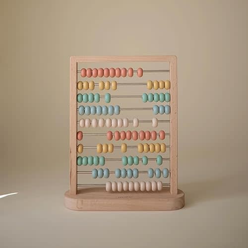 mushie Wooden Abacus | Kids 2 Years+ | Preschool Educational & Toddler Montessori Toy