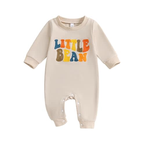BemeyourBBs Newborn Baby Boy Fall Winter Clothes Long Sleeve Romper Jumpsuit Cute Infant One Piece Outfit