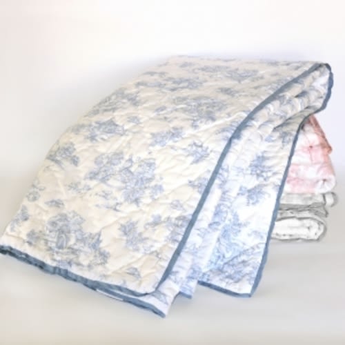 Storyland Toile Baby Quilt | Maison Nola