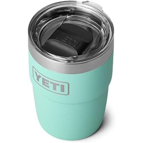 YETI Rambler 8 oz Stackable Cup, Stainless Steel, Vacuum Insulated Espresso Cup with MagSlider Lid