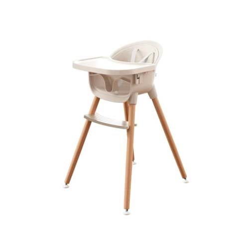 Fodoss 3-in-1 Wooden High Chair for Babies and Toddlers,Convertible Easy Clean Infant Highchair,Modern Design Silla para Comer De Bebe
