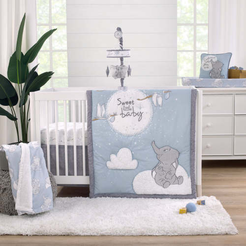 Disney Dumbo Sweet Little Baby 3 Piece Nursery Crib Bedding Set — buybuy BABY