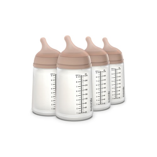 4-Pack Adaptable Flow Large Anti-Colic Bottles