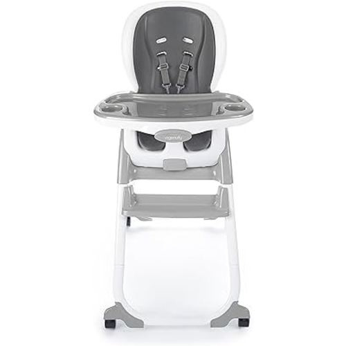 Ingenuity SmartClean Trio Elite 3-in-1 Convertible Baby High Chair, Toddler Chair, and Dining Booster Seat, For Ages 6 Months and Up, Unisex - Slate