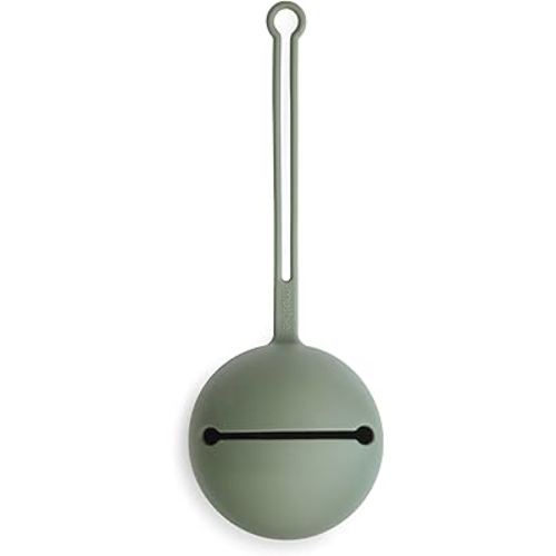 mushie Silicone Pacifier Holder Case (Dried Thyme)