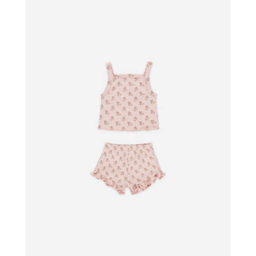 Evie Tank + Shortie Set || Roses