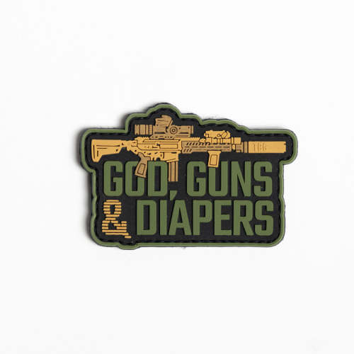 God, Guns & Diapers Patch - AR V2 by Tactical Baby Gear