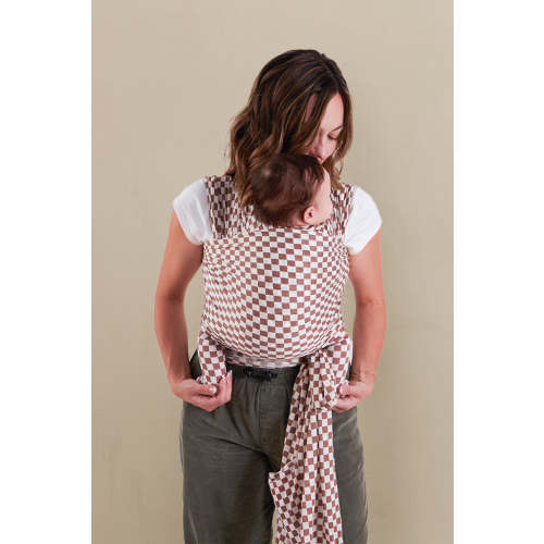 Mocha Chequer Wrap