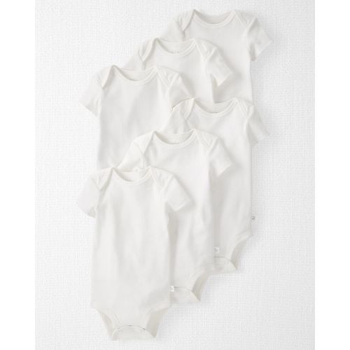 6-Pack Organic Cotton Rib Bodysuits