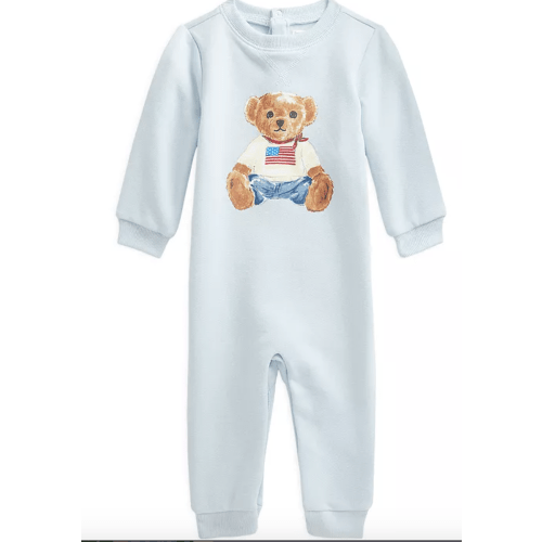 Polo Unisex Polo Bear Fleece Coverall - Baby