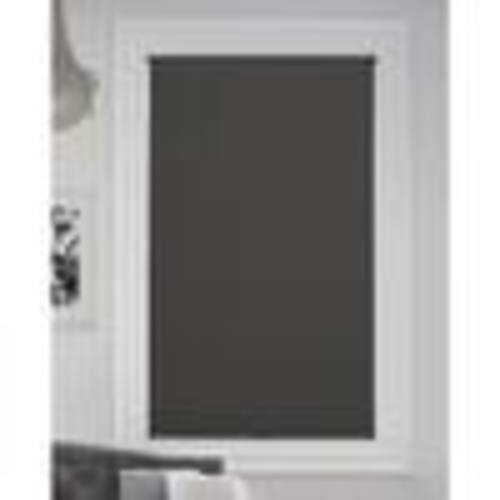 BlindsAvenue Anthracite Cordless Blackout Fabric Cellular Honeycomb Shade, 9/16 in. Single Cell, 55 in. W x 48 in. L 2G030-4855