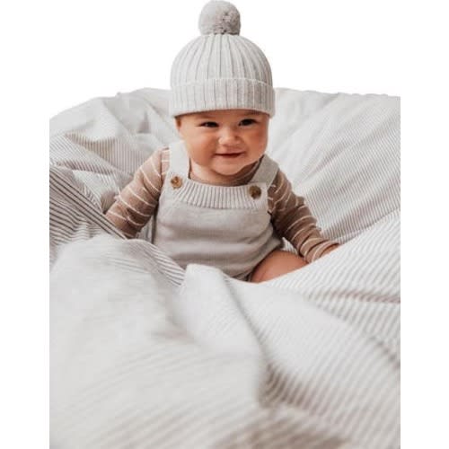 Organic Knit Bubbysuit, 3-6M