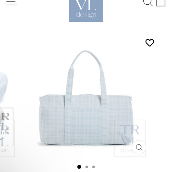 Duffel Bag - Weekender - Pimlico Plaid Blue